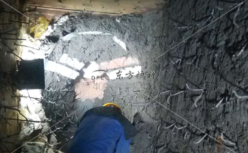 鍋爐內襯用耐火澆注料施工